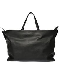 Balenciaga - Xl Carryall Leather Tote Bag - Lyst