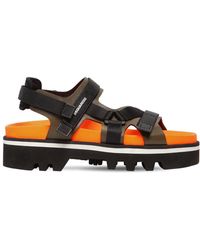 DSquared² Chunky-sandalen Aus Leder "jeff" - Mehrfarbig