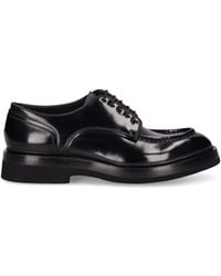 Santoni - Gunnar Leather Derby Lace-Up Shoes - Lyst