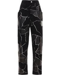 isabel marant silver pants