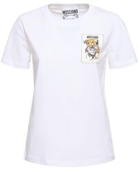 Moschino - コットンジャージーtシャツ - Lyst