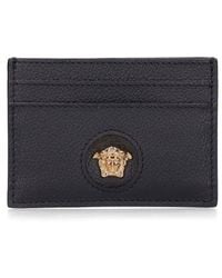 Versace - Medusa Leather Card Holder - Lyst