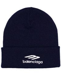 Balenciaga - Sports Icon Beanie Hat - Lyst