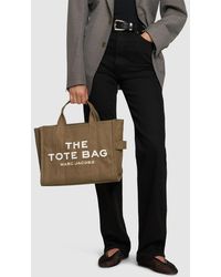 Marc Jacobs - Borsa shopping the medium tote in tela di cotone - Lyst