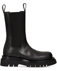 Bottega Veneta - Lug Leather Chelsea Boots - Lyst