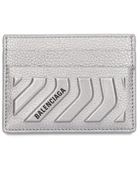 Balenciaga - Car Embossed Leather Card Holder - Lyst