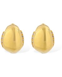 Zimmermann - Pebble Crystal huggie Earrings - Lyst