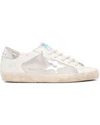 Golden Goose - 20mm Super-star Suede & Leather Sneakers - Lyst