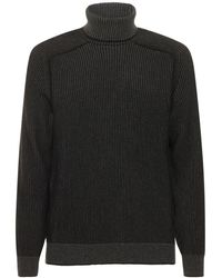 Sease Reversible Cashmere Roll Neck Sweater - Black