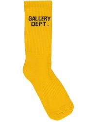 GALLERY DEPT. Socken Aus Baumwollmischung Mit Logo - Gelb