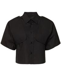 MM6 by Maison Martin Margiela - コットンポプリンシャツ - Lyst
