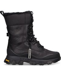 Black leather waterproof ugg boots outlet