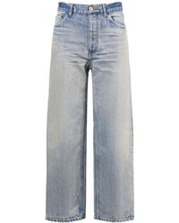 Balenciaga - Ankle Cut Denim Jeans - Lyst