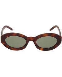 Saint Laurent - Sl M136 S Monogram Acetate Sunglasses - Lyst