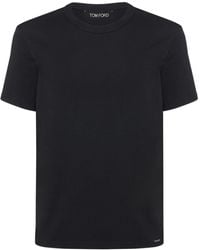 Tom Ford - T-shirt Aus Baumwolljersey - Lyst