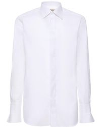 Brioni - Cotton Twill Formal Shirt - Lyst