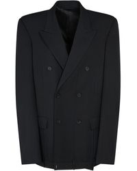 Balenciaga - Wool Twill Jacket - Lyst