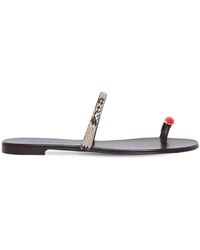 Giuseppe Zanotti Flat sandals for Women | Black Friday Sale up to 85% | Lyst