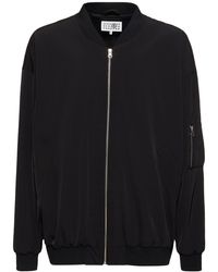 MM6 by Maison Martin Margiela - Bomber in twill di poly stretch - Lyst