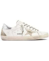 Golden Goose - 20mm Super Star Leather & Suede Sneakers - Lyst