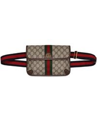 Gucci - Small Gg Supreme Ophidia Belt Bag - Lyst