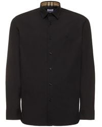 Burberry - Camicia slim fit sherfield in cotone - Lyst