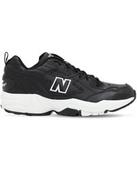 new balance 608 white with pink and green chunky trainers