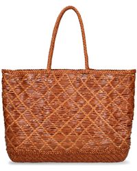 Dragon Diffusion - Corso Weave Leather Top Handle Bag - Lyst