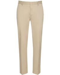 Brioni - Pantalones de algodón stretch - Lyst
