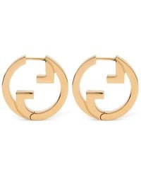 Gucci - Blondie Brass Earrings - Lyst