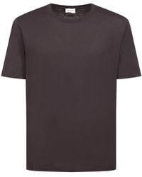 Saint Laurent Seide Jumpsuit aus Seide in Schwarz für Herren Herren Bekleidung T-Shirts Kurzarm T-Shirts 