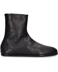 Maison Margiela - Tabi Brushed Leather Boots - Lyst
