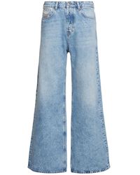 DIESEL - Mujer Jeans Anchos De Denim - Lyst