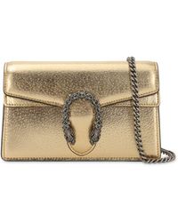 Gucci - Mini Dionysus Leather Shoulder Bag - Lyst