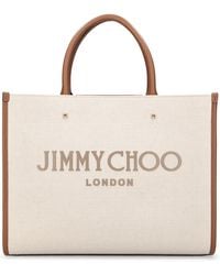 Jimmy Choo - Avenue M Recycled Cotton Tote Bag - Lyst