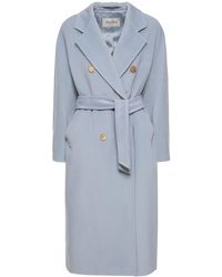 Max Mara - Madame Wool And Cashmere Long Belted Coat - Lyst