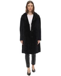 DROMe Abrigo Reversible "Merinillo" - Negro