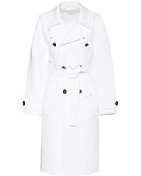 Bottega Veneta - Trench-coat en coton - Lyst