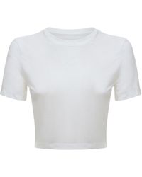 Nike Damen-t-shirt Aus Technostoff - Weiß