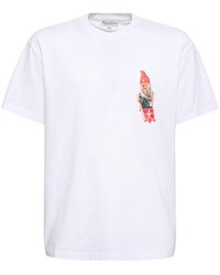 JW Anderson - T-shirt en jersey de coton imprimé gnome - Lyst