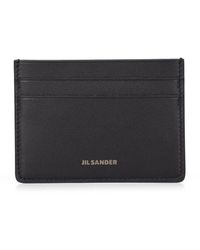 Jil Sander - Logo Leather Card Holder - Lyst