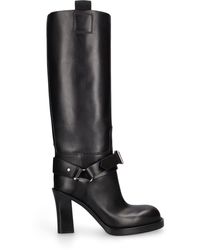 Burberry - 100mm Lf Stirrup Leather Tall Boots - Lyst
