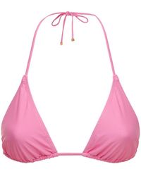 Nanushka Synthetik Bikini-Oberteil Caia in Pink Damen Bekleidung Bademode und Strandmode Bikinis und Badeanzüge 