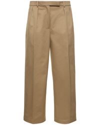 Thom Browne - Cotton Tweed Straight Pants - Lyst