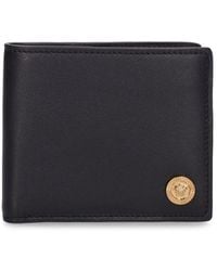 Versace - Leather Logo Bifold Wallet - Lyst