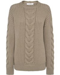 Max Mara - Acciaio1234 Cotton Rib Knit Sweater - Lyst
