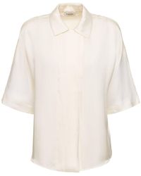 Anine Bing - Julia Silk Blend Shirt - Lyst