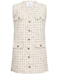 Anine Bing - Janet Plaid Cotton Blend Mini Dress - Lyst