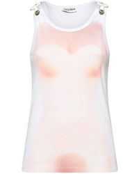Jean Paul Gaultier - Le Classique Printed Rib Cotton Tank Top - Lyst