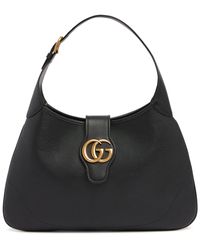 Gucci - Aphrodite Leather Hobo Bag - Lyst